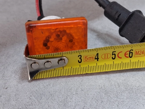 Obrysówka LED, lampka obrysowa TE 105462, 2 PINy, kwadrat 3,5 cm