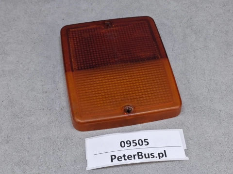 Klosz lampy stop i kierunkowskazu HELLA 63253, wymiary 12,5 x 10,5 cm