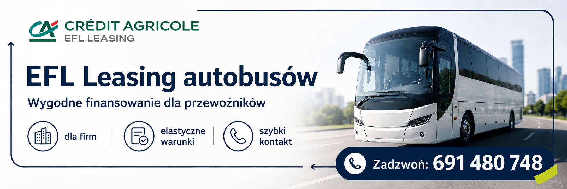 EFL Leasing autobusów – finansowanie dla przewoźników, tel. 691 480 748