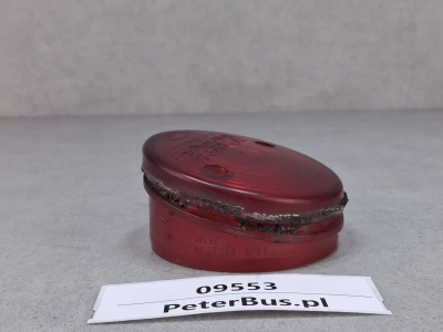 Klosz czerwony MAN 81.25260.6093, ZKW nr 484.60, ZKW nr 7153, nr 484.60.000.02, średnica 7,5 cm