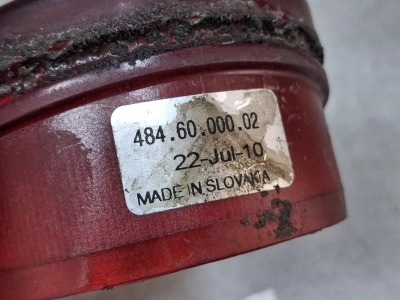 Klosz czerwony MAN 81.25260.6093, ZKW nr 484.60, ZKW nr 7153, nr 484.60.000.02, średnica 7,5 cm